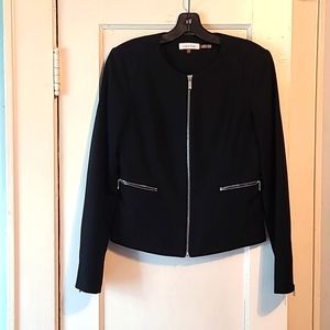 Calvin Klein Zippered Blazer